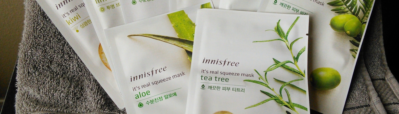 Innisfree It's Real Squeeze Masks