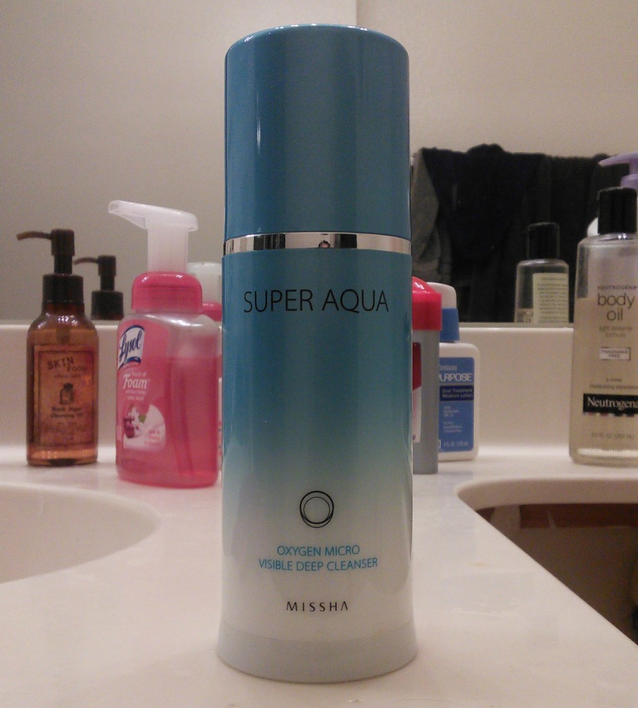 Missha Super Aqua Oxygen Micro Visible Deep Cleanser