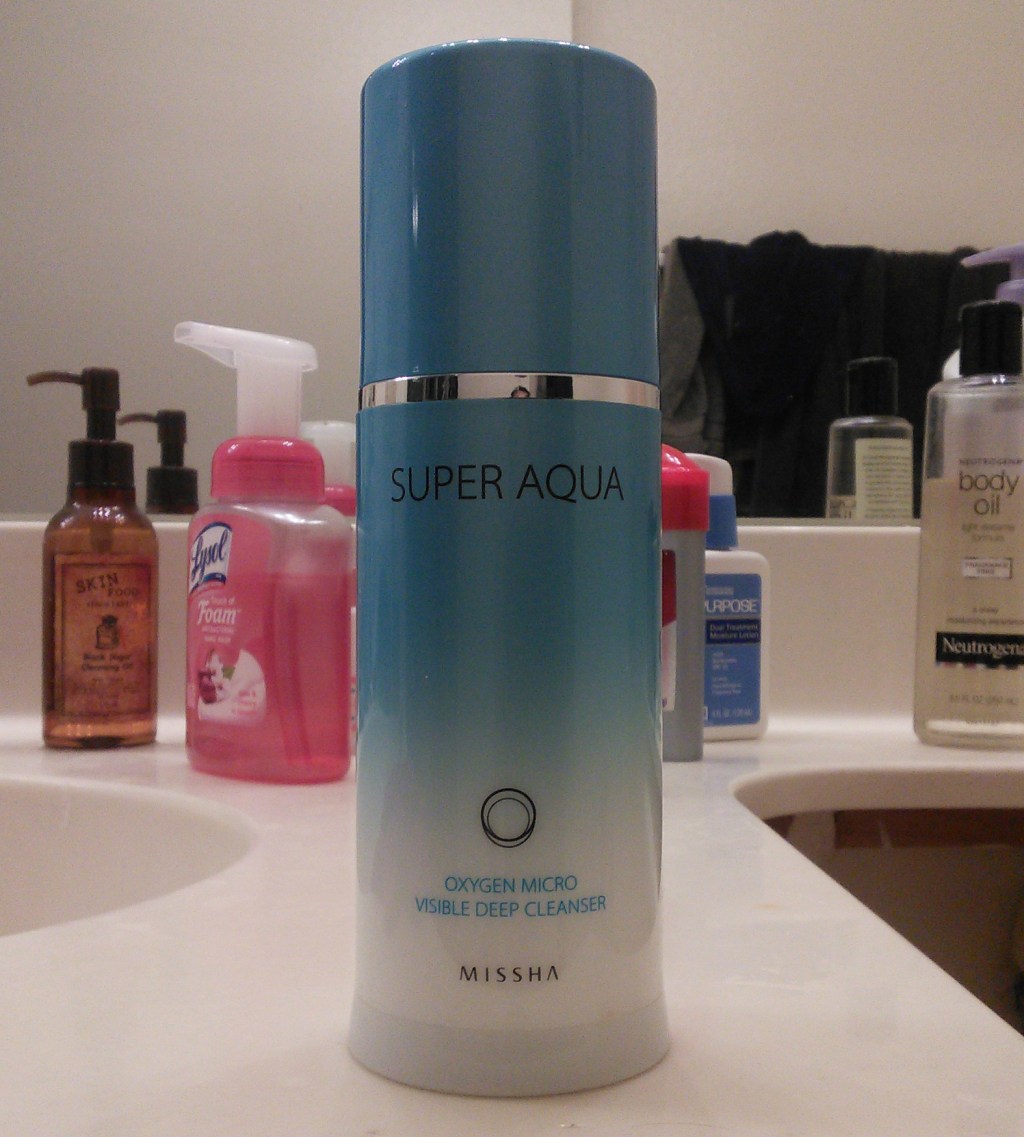 Review: Missha Super Aqua Oxygen Micro Visible Deep&nbsp;Cleanser