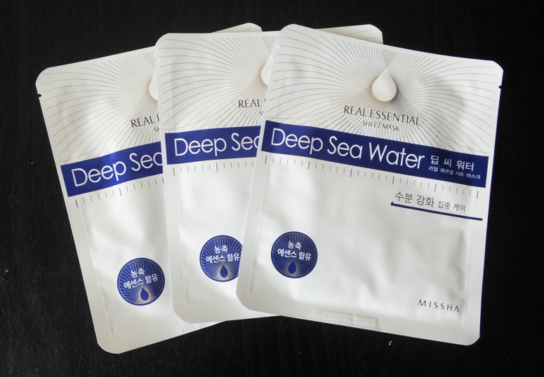 Missha Deep Sea Water Real Essential sheet masks