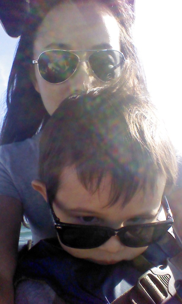 Crazy Snail Lady and Crazy Snail Heir, on a boat