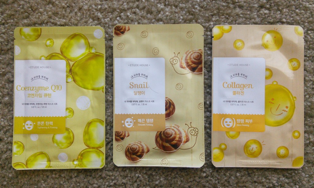 Firming Etude House I Need You sheet masks