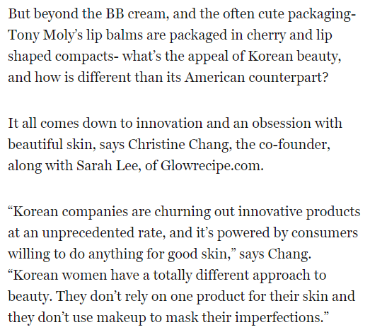 Fortune.com feature on Korean beauty