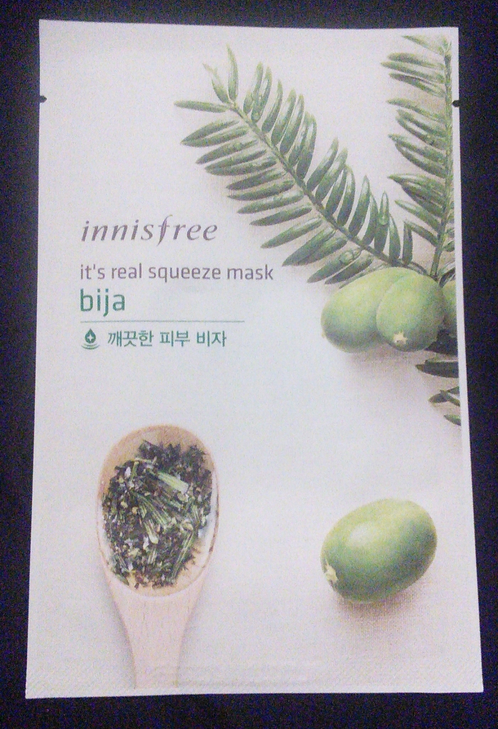 Innisfree It's Real Squeeze Mask, Bija