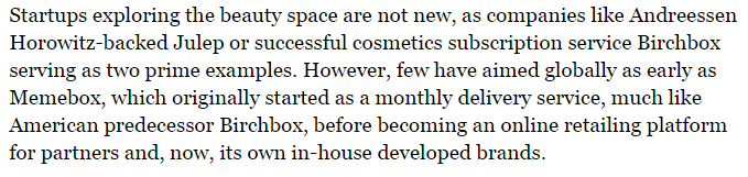 Link of the Day: Memebox Raises $29M to Take K-Beauty&nbsp;Global