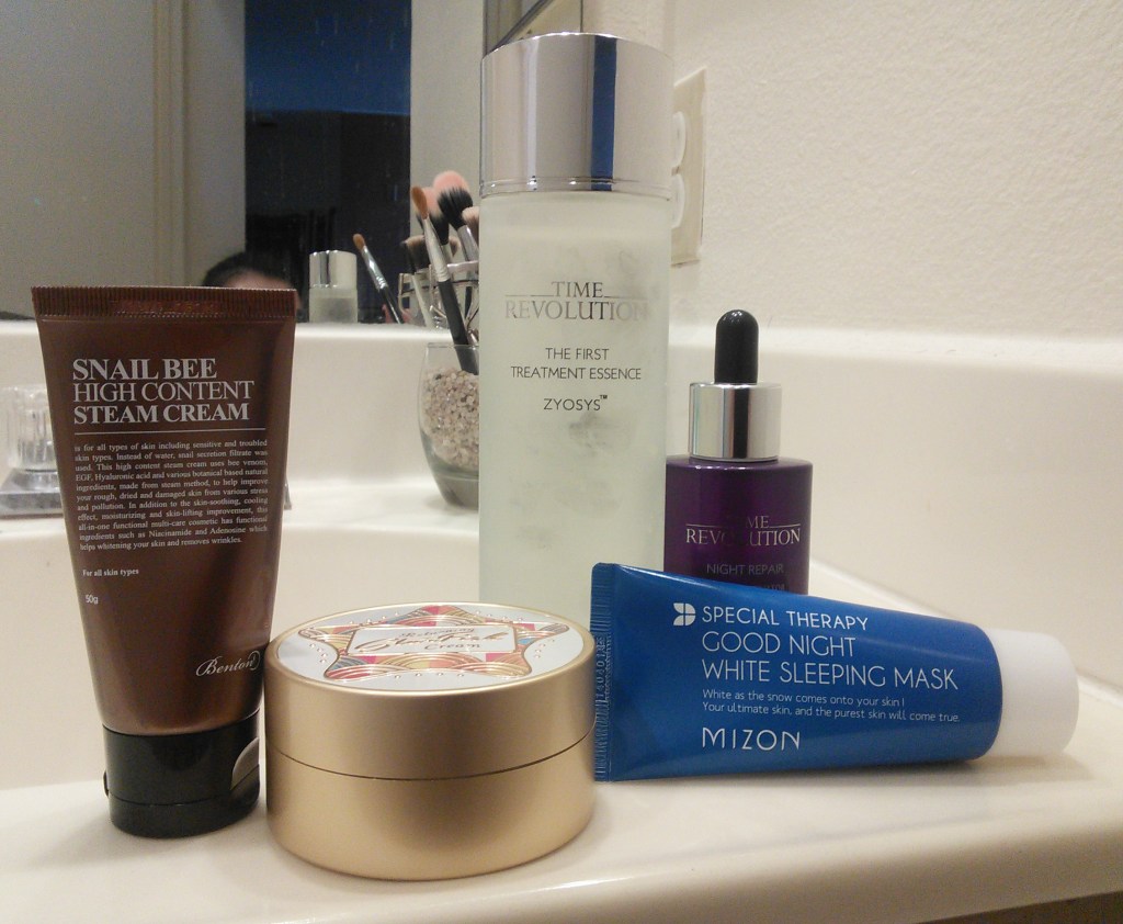 Niacinamide-containing Korean skin care products