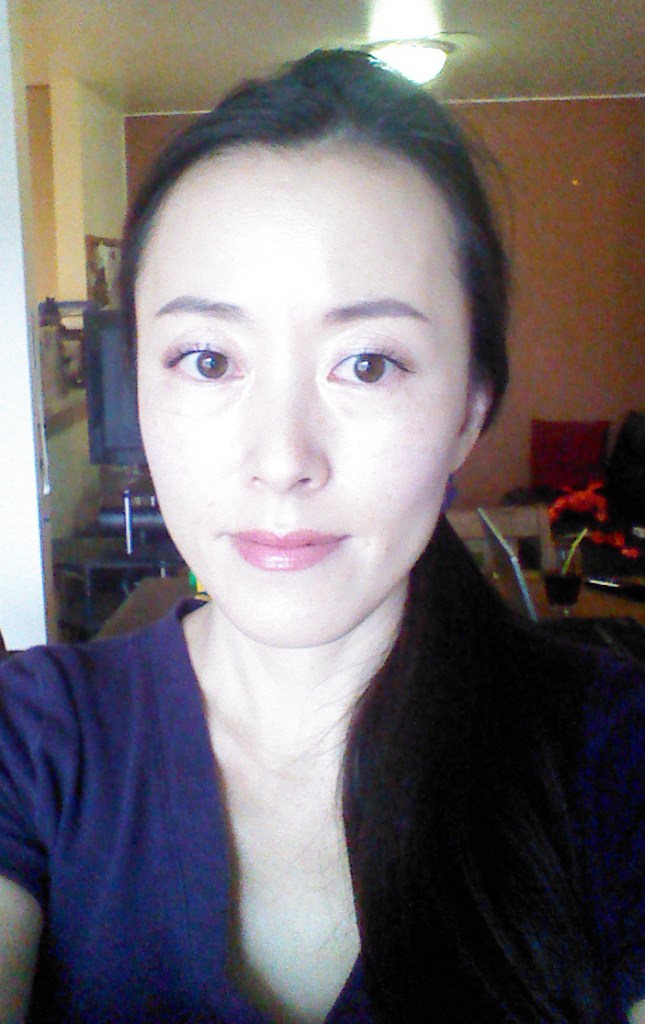 Lavender FOTD with Korean makeup products