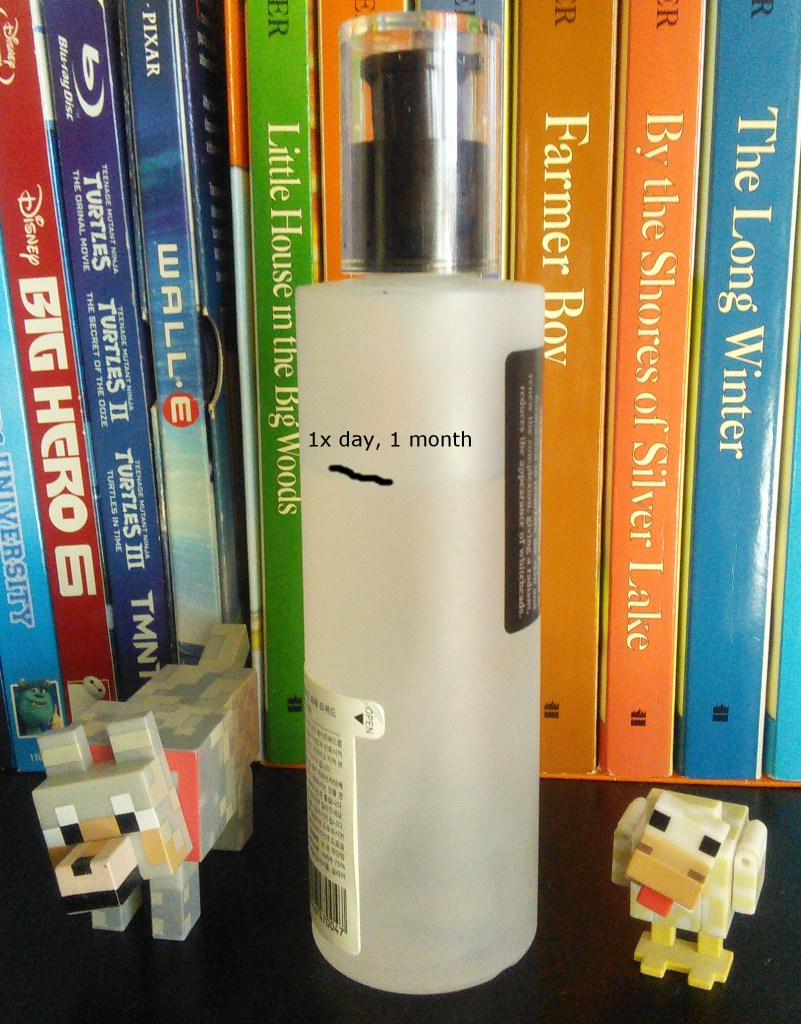 One month usage of COSRX AHA 7 Whitehead Power Liquid