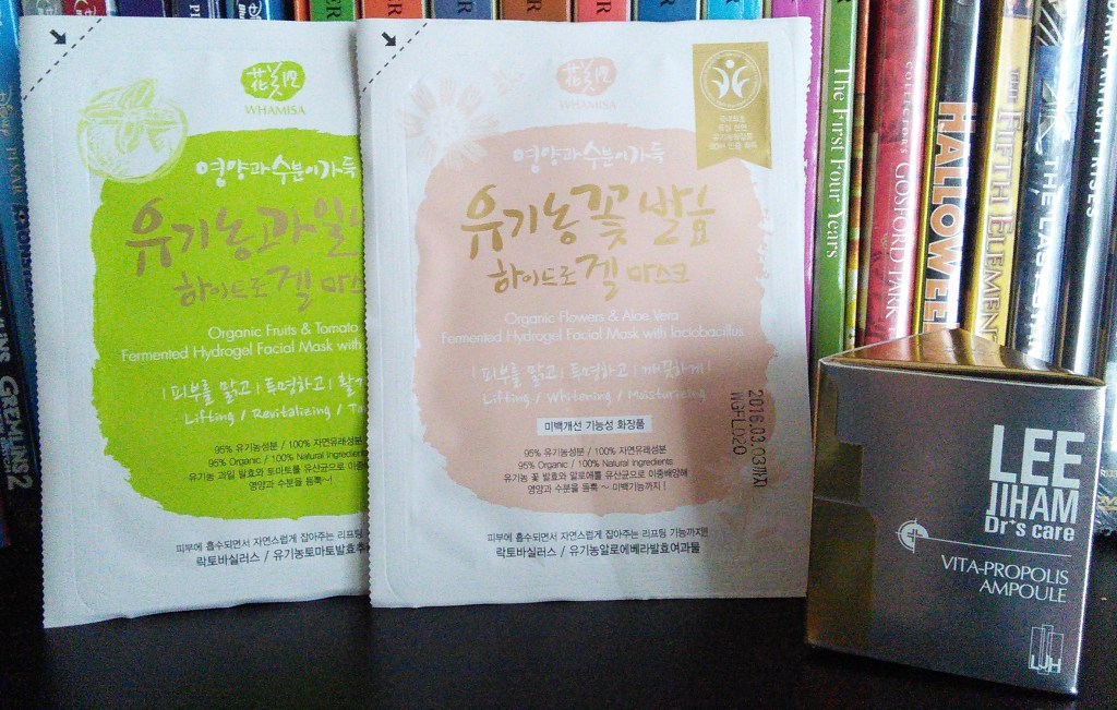 Whamisa hydrogels and LJH Vita Propolis Ampoule