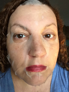 Wearing My Beauty Diary 2015 edition Black Pearl sheet mask