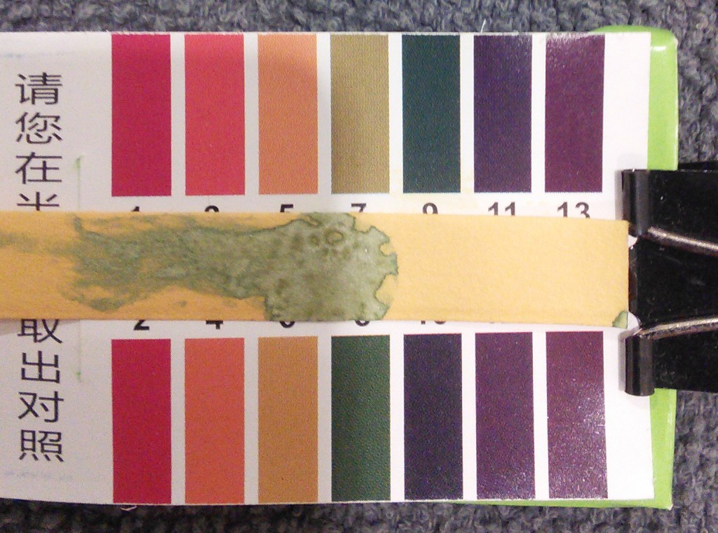 May Island Donkey Milk Mela-Tox mask cleanser pH