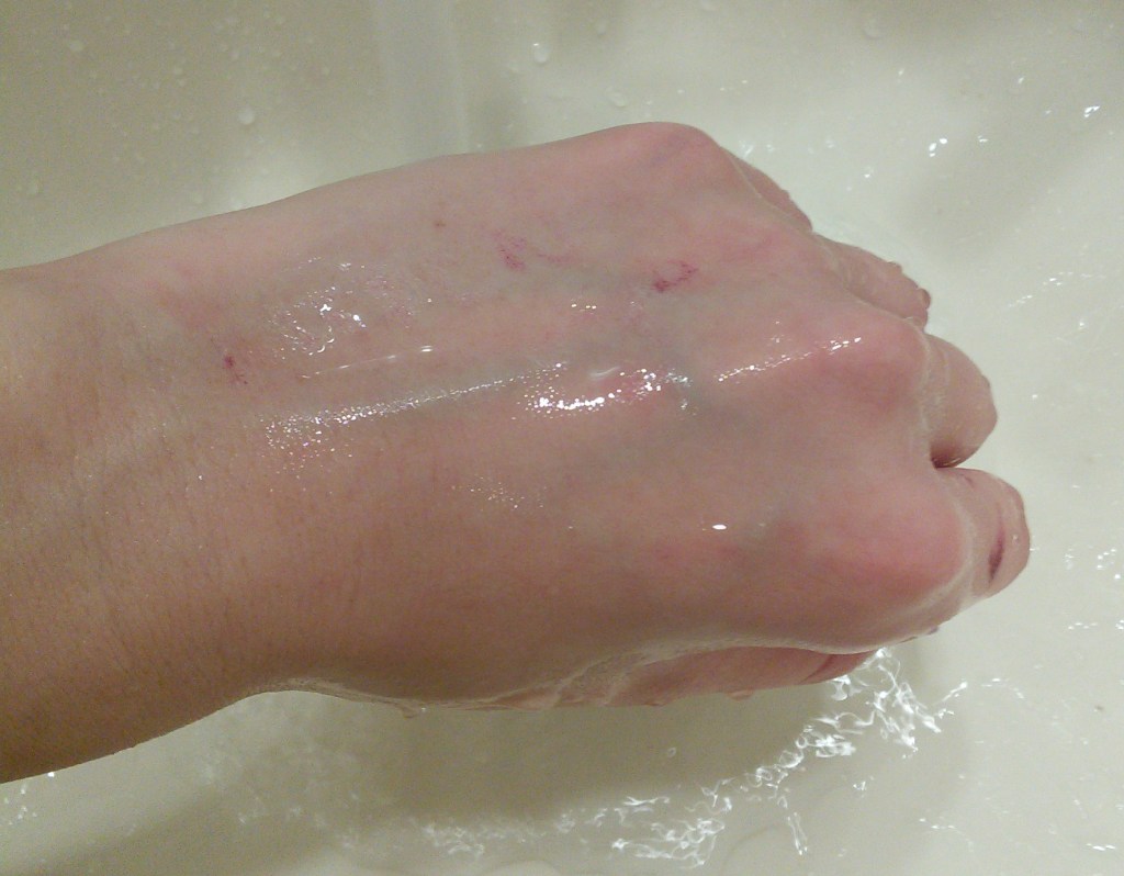 Results of cleansing with Mizon Snail Cushion Foam Cleanser