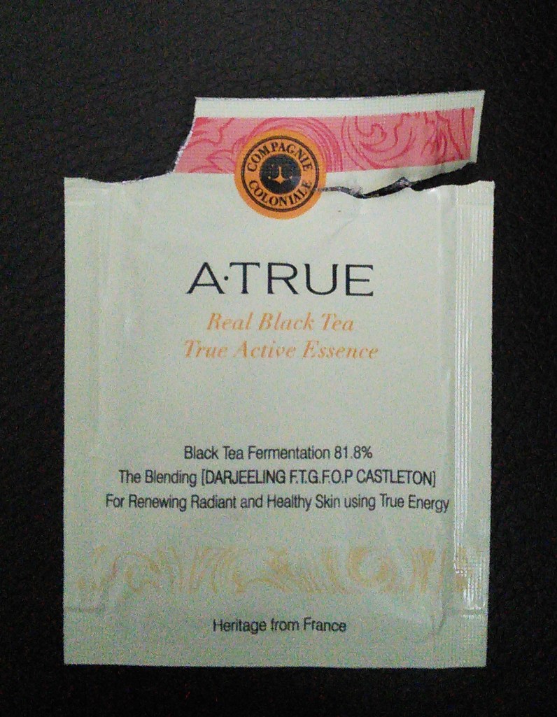 A.True Real Black Tea True Active Essence sample