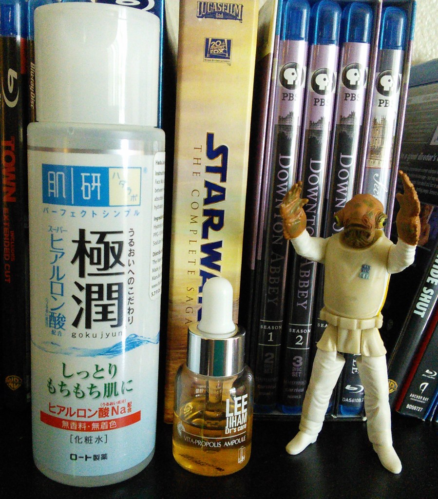 Hada Labo Gokujyun lotion and LJH Vita Propolis Ampoule