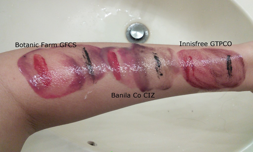 Comparing Korean oil cleansers