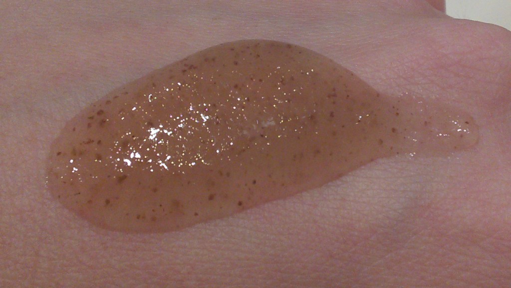 Close-up of Mizon Seaweed Jelly Scrub texture