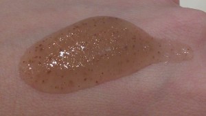 Close-up of Mizon Seaweed Jelly Scrub texture