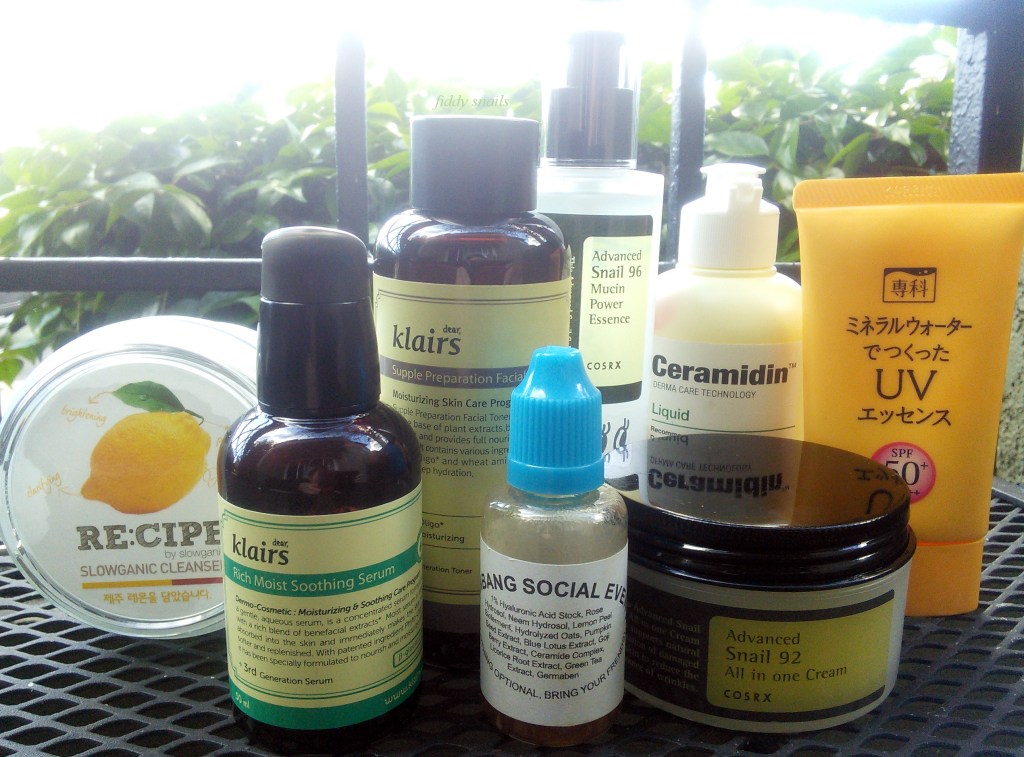 Morning Korean beauty skincare routine