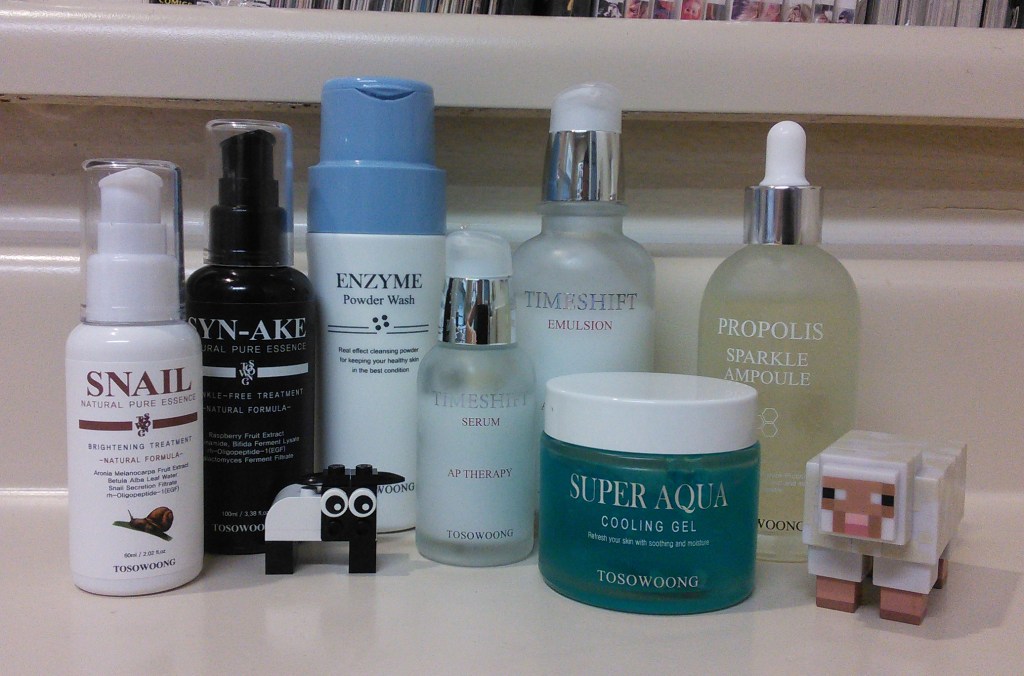 Tosowoong skincare products