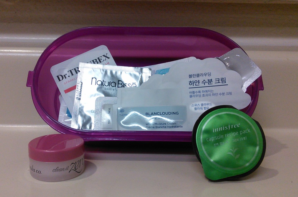 Korean skincare samples