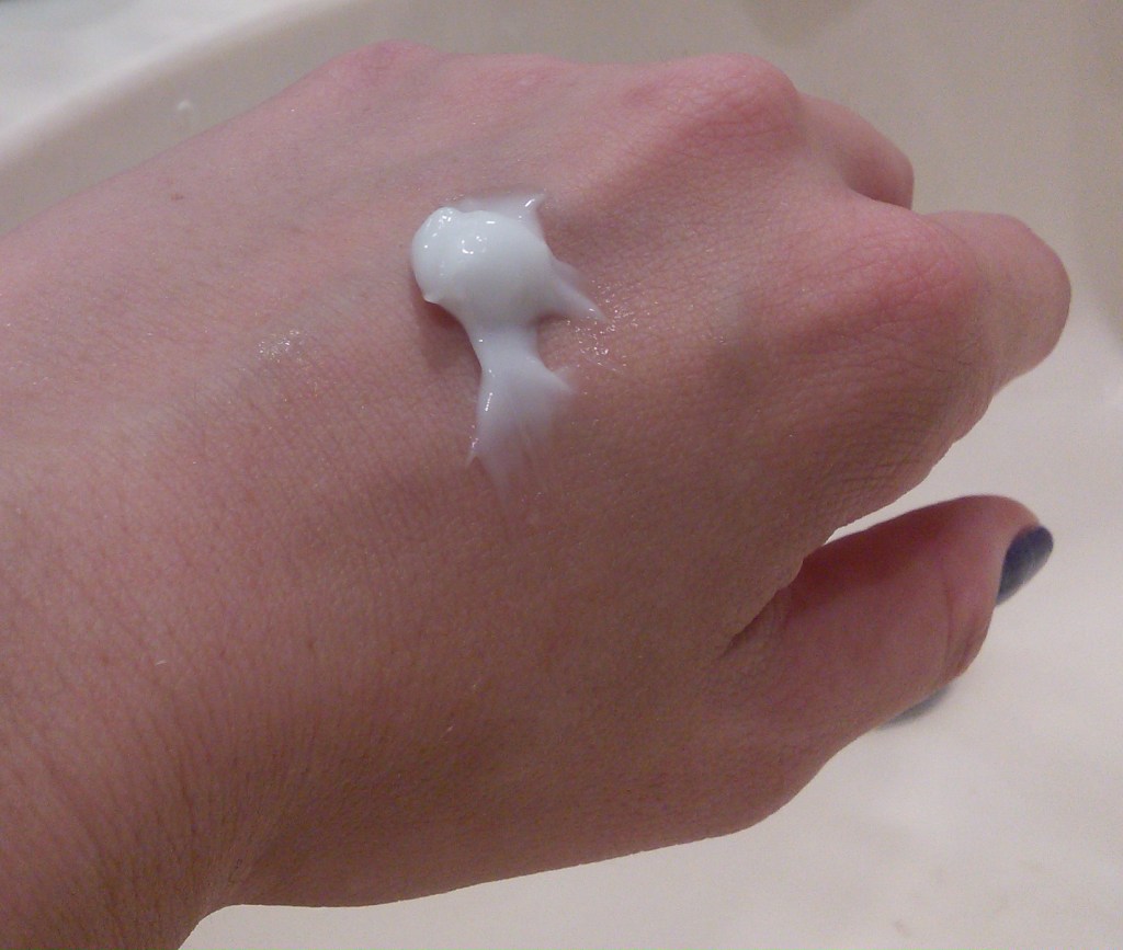 Freeset donkey milk cream hand swatch