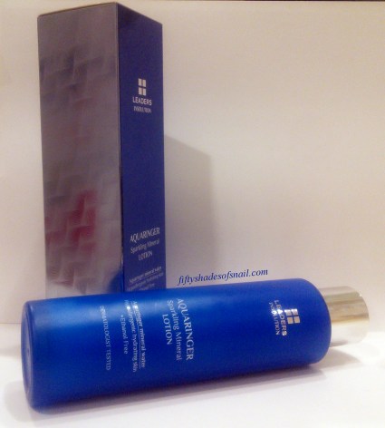 Leaders Insolution Aquaringer Sparkling Mineral Lotion packaging