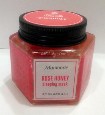 Mamonde Rose Honey Sleeping Pack review