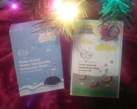 My Scheming sheet masks for Christmas