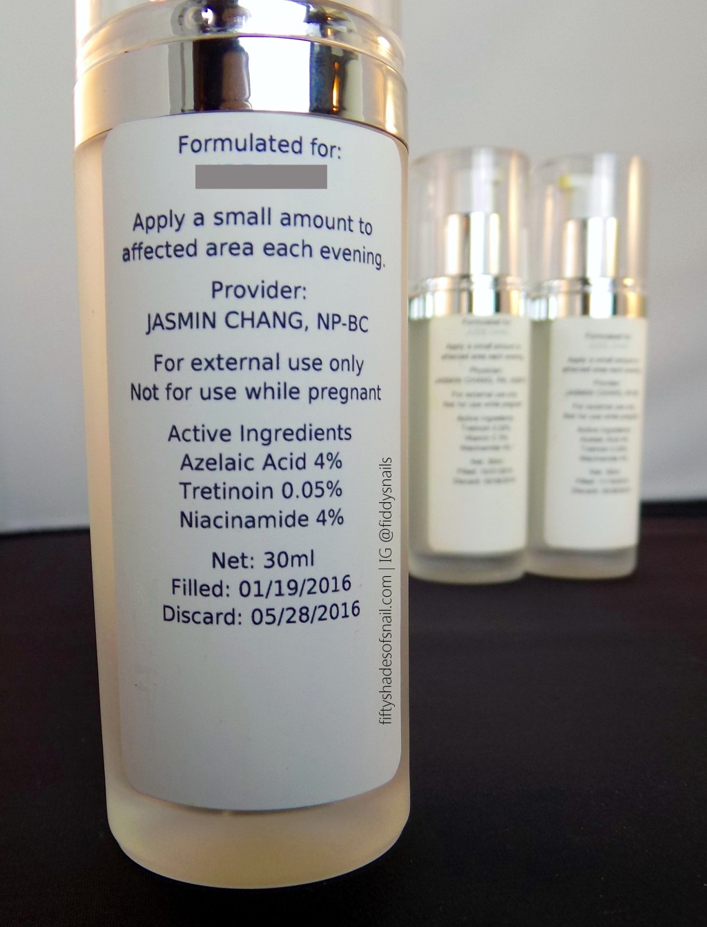 Curology anti-aging prescription with tretinoin