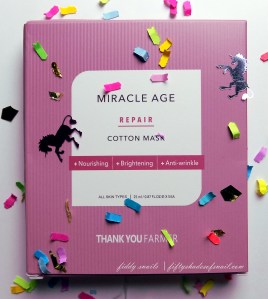 Thankyou Farmer Miracle Age Repair sheet mask review