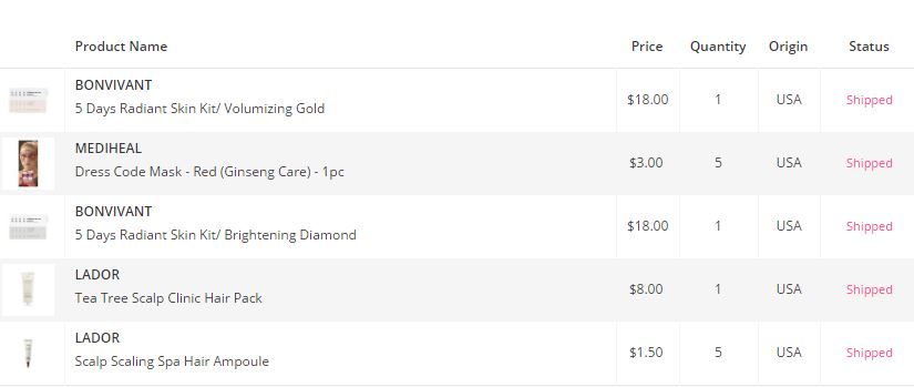 Memebox K-beauty haul