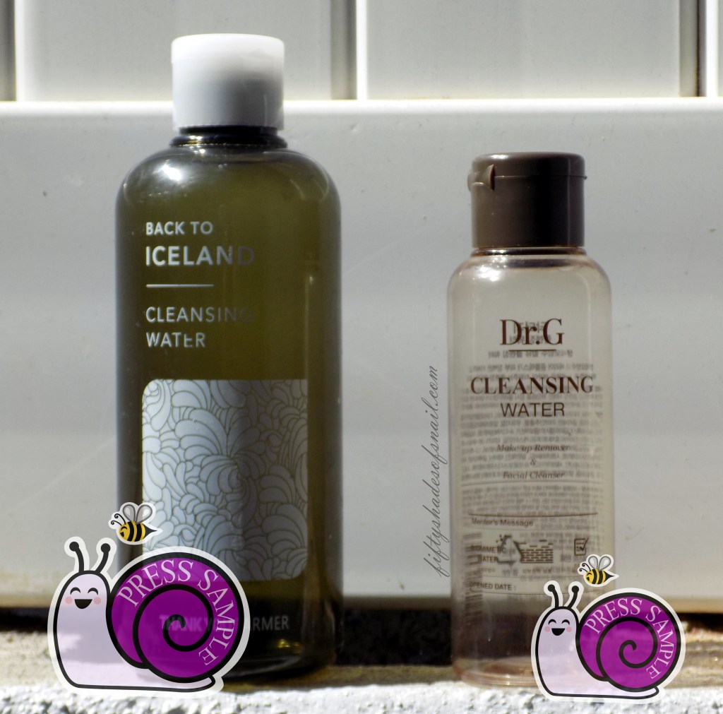 Korean cleansing water empties