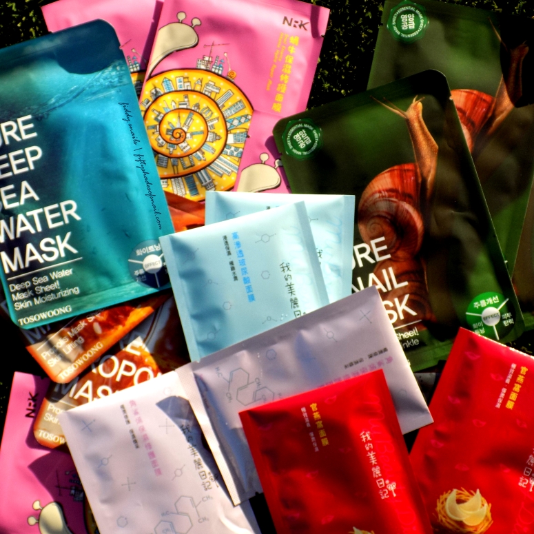Sheet masks from Amazon Prime