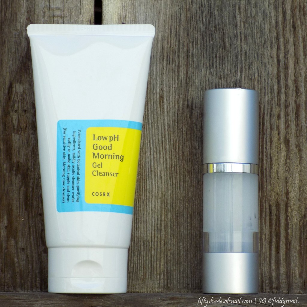 Morning facial cleansers