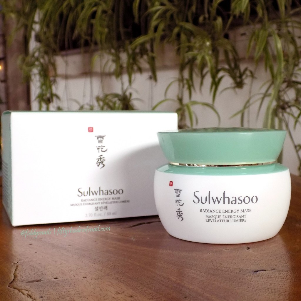 Review: Sulwhasoo Radiance Energy&nbsp;Mask