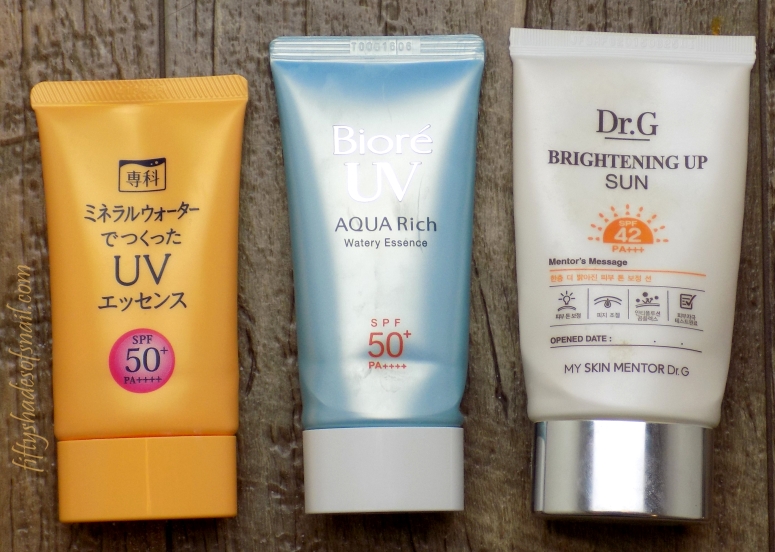 Fifty Shades of Snail favorite sunscreens
