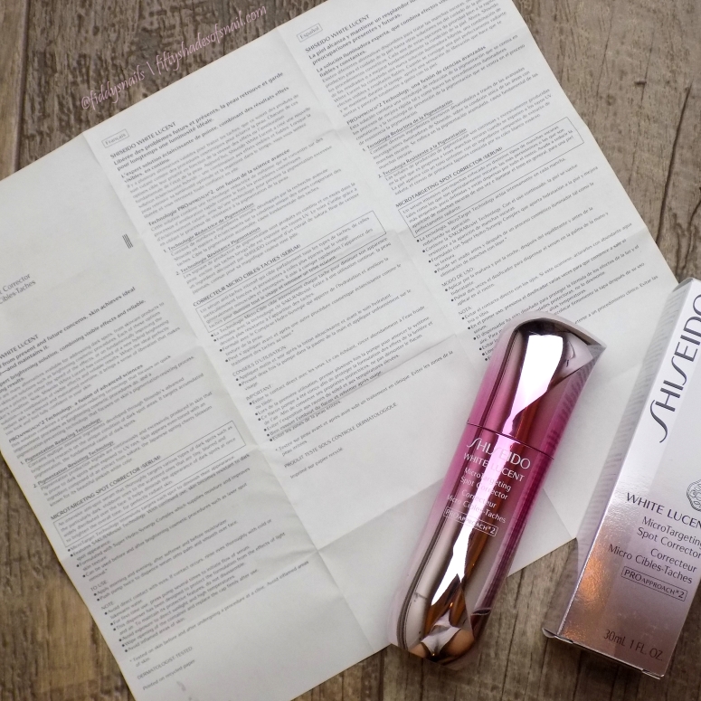 Shiseido White Lucent MicroTargeting Spot Corrector review feature image