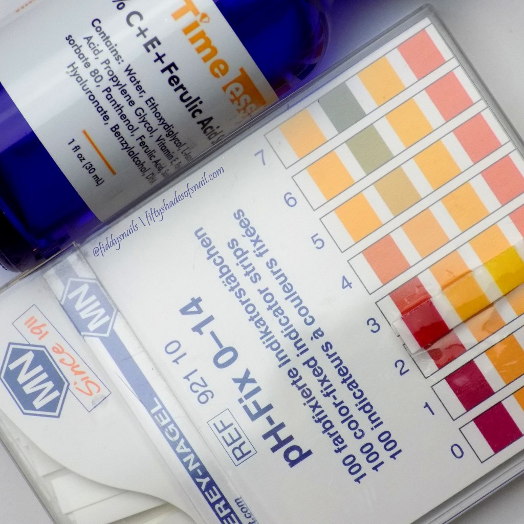 Timeless vitamin C serum pH