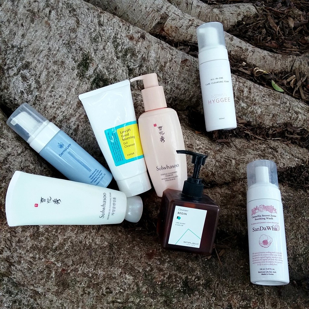 Low pH Korean cleansers