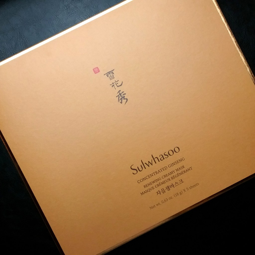 Sulwhasoo Concentrated Ginseng Renewing Creamy Mask box